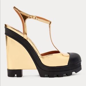 Madelynn Specchio wedges NWOT Ralph Lauren Purple